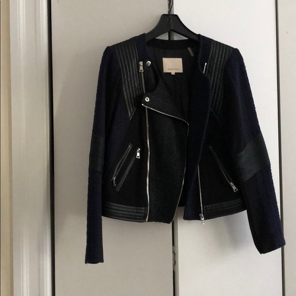 Rebecca Taylor Jackets & Blazers - Rebecca Taylor leather and bouclé jacket